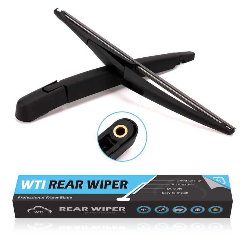 WTI Rear Wiper Arm Blade Set Compatible With Mercedes-Benz ML-Class W164 2006-2011 / Compatible With Mercedes-Benz M-Class GLE-Class W166 2012-2019 New Rear Windshield Window Wiper Kits Assembly - Image 1